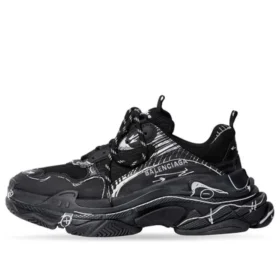 Triple S Sneakers “Black” 524039W3SRB1090