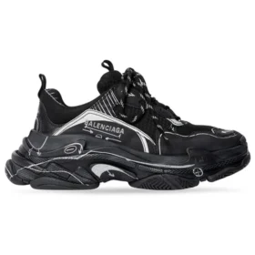 Triple S Sneakers “Black” 524039W3SRB1090