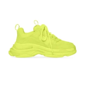 Triple S Sneakrs “Fluo Yellow” 654251-W2CA5-7590