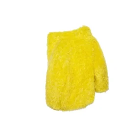 Unisex FW21 Faux Fur Jacket Yellow 663000TKQ077200