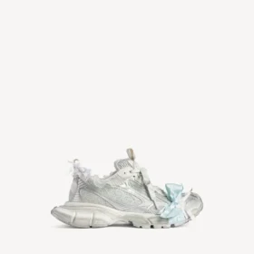 Women’s 3xl lace sneaker in taupe/white/light blue