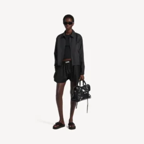 Women’s a-line boxer shorts in black Women’s a-line boxer shorts in black