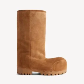 Women’s alaska fur high boot in brown