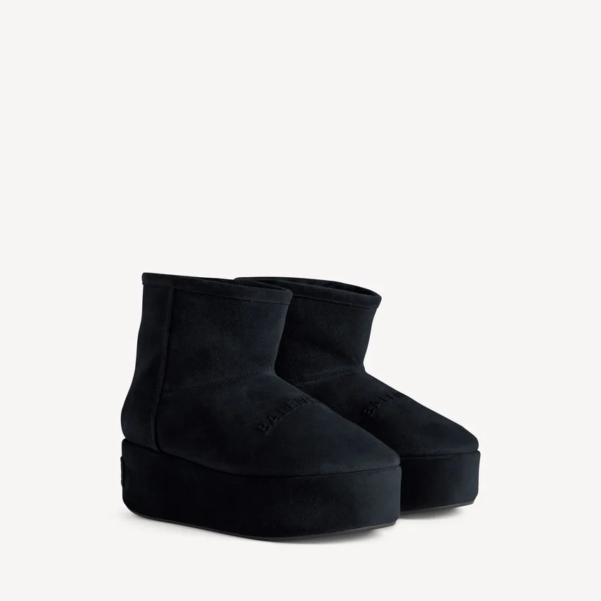 Women’s alaska platform bootie in black Women’s alaska platform bootie in black