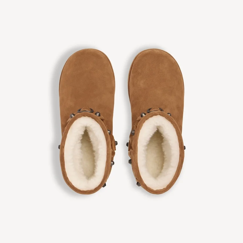 Women’s alaska soft bootie in camel Women’s alaska soft bootie in camel