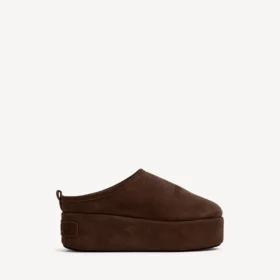 Women’s alaska soft platform mule in light espresso Women’s alaska soft platform mule in light espresso