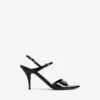 Women’s avenue bow sandal in black/silver Women’s avenue bow sandal in black/silver