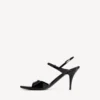 Women’s avenue bow sandal in black/silver Women’s avenue bow sandal in black/silver