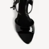 Women’s avenue bow sandal in black/silver Women’s avenue bow sandal in black/silver