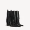 Women’s avenue fringe bootie in black Women’s avenue fringe bootie in black