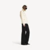 Women’s back-to-front high neck sweater in off white Women’s back-to-front high neck sweater in off white