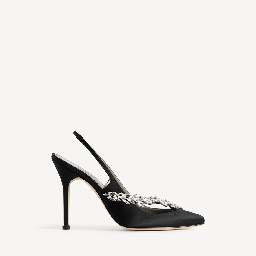Women’s balenciaga | manolo blahnik slingback in black Women’s balenciaga | manolo blahnik slingback in black