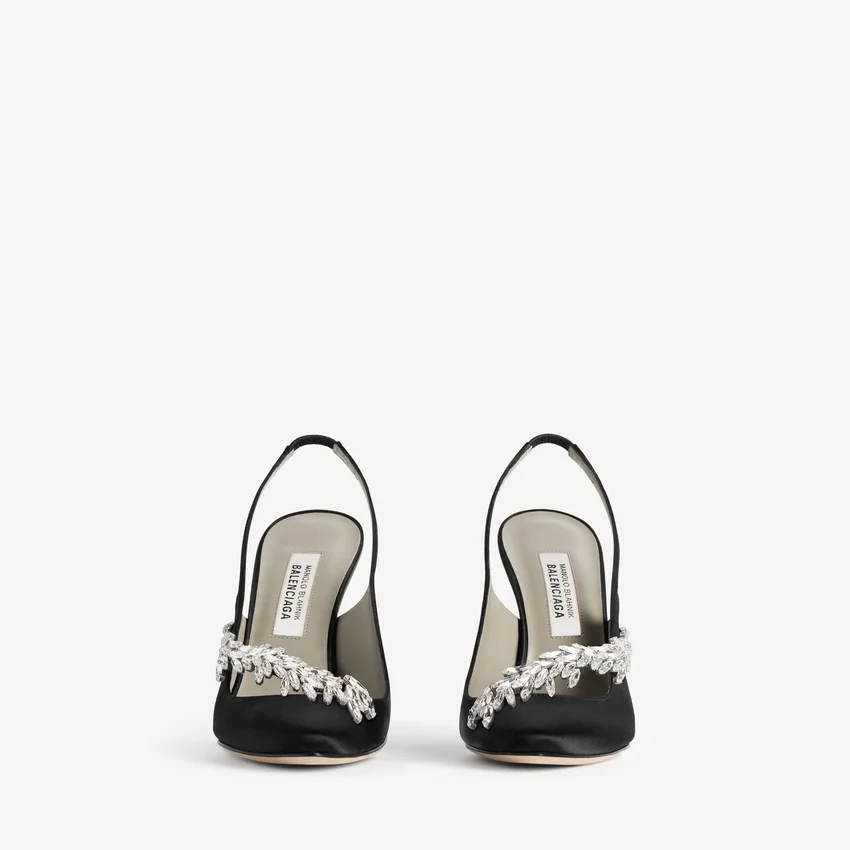Women’s balenciaga | manolo blahnik slingback in black Women’s balenciaga | manolo blahnik slingback in black