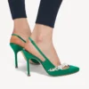 Women’s balenciaga | manolo blahnik slingback in grass Women’s balenciaga | manolo blahnik slingback in grass