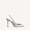Women’s balenciaga | manolo blahnik slingback in grey plume Women’s balenciaga | manolo blahnik slingback in grey plume