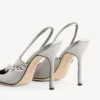 Women’s balenciaga | manolo blahnik slingback in grey plume Women’s balenciaga | manolo blahnik slingback in grey plume