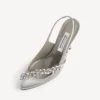 Women’s balenciaga | manolo blahnik slingback in grey plume Women’s balenciaga | manolo blahnik slingback in grey plume