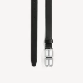 Women’s bb hourglass thin belt in black