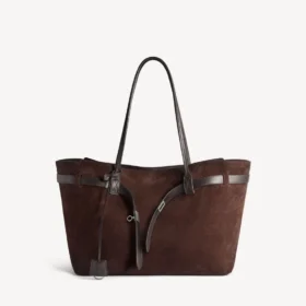 Women’s bel air tote bag large in light espresso