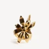 Women’s bloom cuff in shiny gold