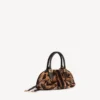 Women’s bolero bowling bag mini in beige/moka Women’s bolero bowling bag mini in beige/moka