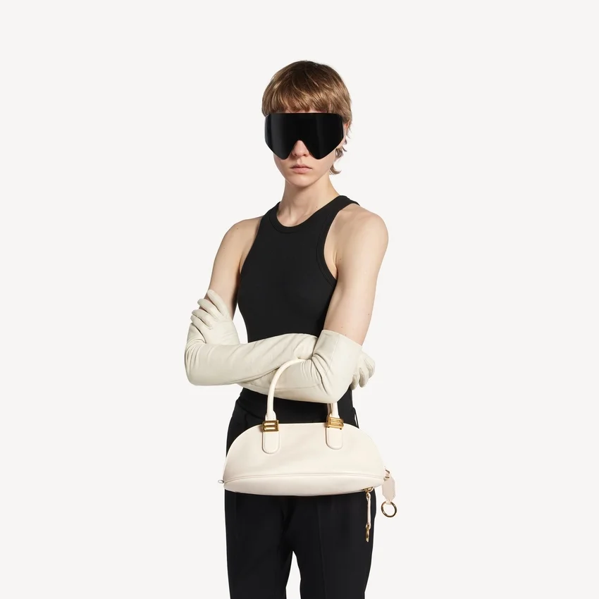 Women’s bolero bowling bag mini in cream Women’s bolero bowling bag mini in cream