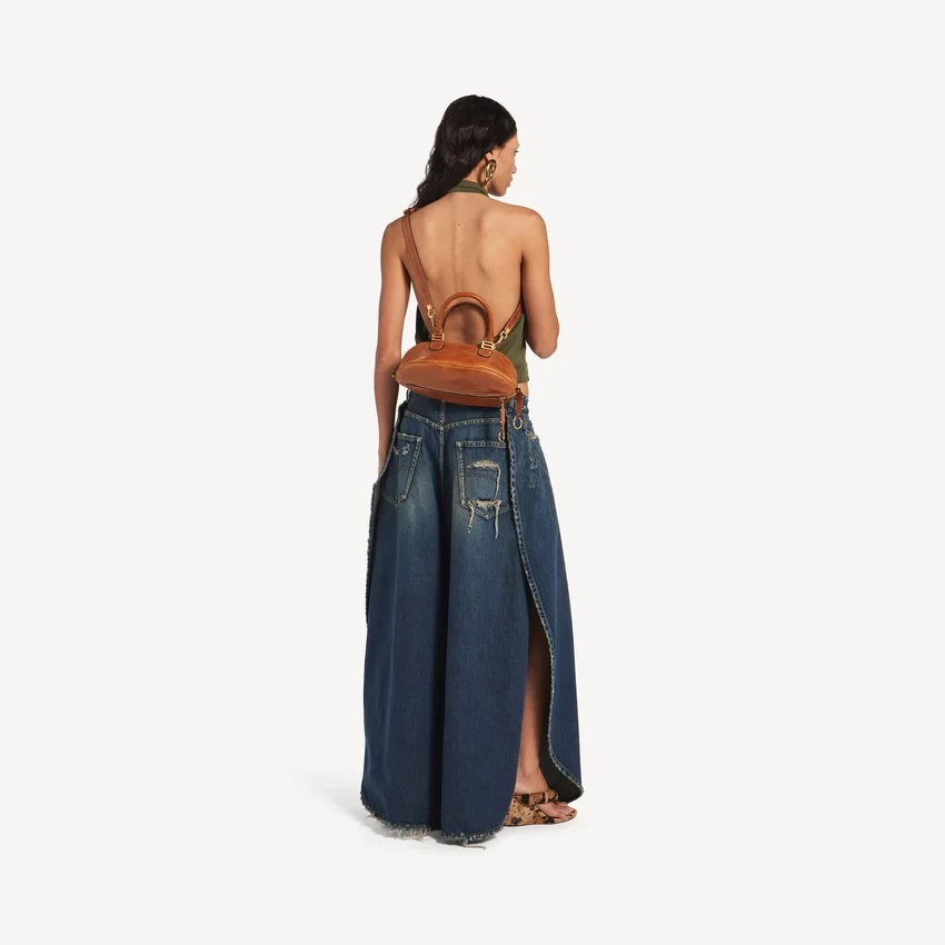 Women’s bolero bowling bag mini in tan cowboy Women’s bolero bowling bag mini in tan cowboy