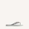Women’s cagole thong sandal in balenciaga grey/crystal