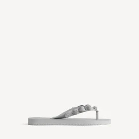 women s cagole thong sandal in balenciaga grey crystal 1 280x280 - Women's cagole thong sandal in balenciaga grey/crystal