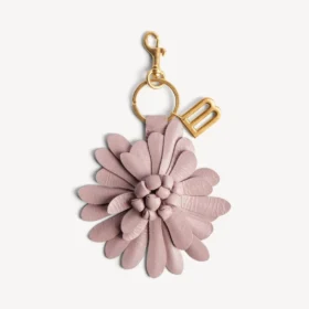 Women’s charm/keychain flower in rose quartz