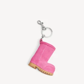 Women’s charm/keychain mini alaska boot in pink