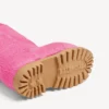 Women’s charm/keychain mini alaska boot in pink