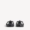 Women’s city ballerina in black/silver