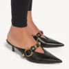 Women’s city mule in black Women’s city mule in black