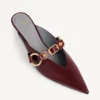 Women’s city mule in merlot Women’s city mule in merlot