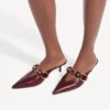 Women’s city mule in merlot Women’s city mule in merlot