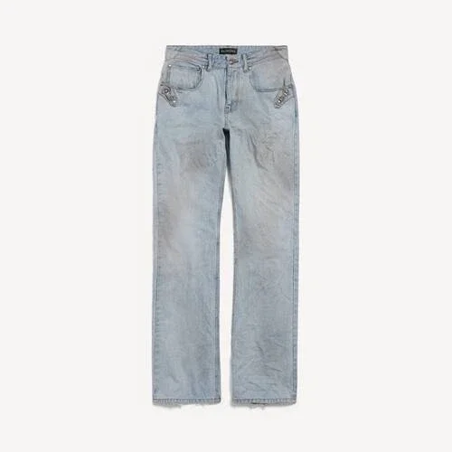 Women’s city straight pants in light blue Women’s city straight pants in light blue