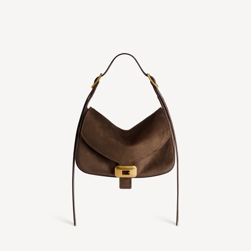 Women’s clicca shoulder bag medium in muscade Women’s clicca shoulder bag medium in muscade