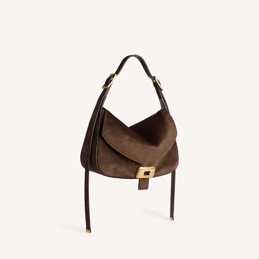 Women’s clicca shoulder bag medium in muscade Women’s clicca shoulder bag medium in muscade