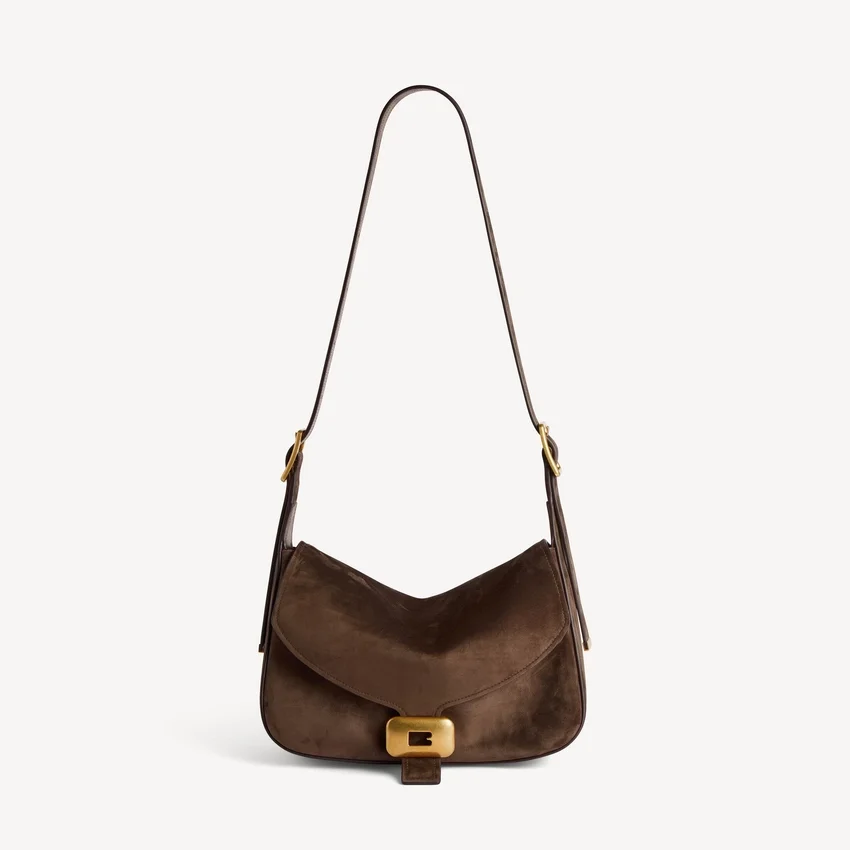 Women’s clicca shoulder bag medium in muscade Women’s clicca shoulder bag medium in muscade