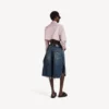 Women’s cropped shirt in dusty pink