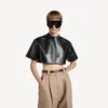 Women’s cropped t-shirt in black