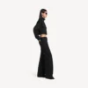Women’s cropped tracksuit jacket in black Women’s cropped tracksuit jacket in black