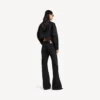 Women’s cropped tracksuit jacket in black Women’s cropped tracksuit jacket in black