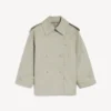 Women’s double-breasted trenchcoat in light beige Women’s double-breasted trenchcoat in light beige