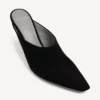 Women’s duchesse mule in black