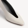 Women’s duchesse pump in white snow Women’s duchesse pump in white snow
