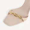 Women’s duchesse sandal in nude