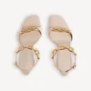 Women’s duchesse sandal in nude