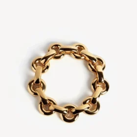 Women’s eisa chain choker in shiny gold